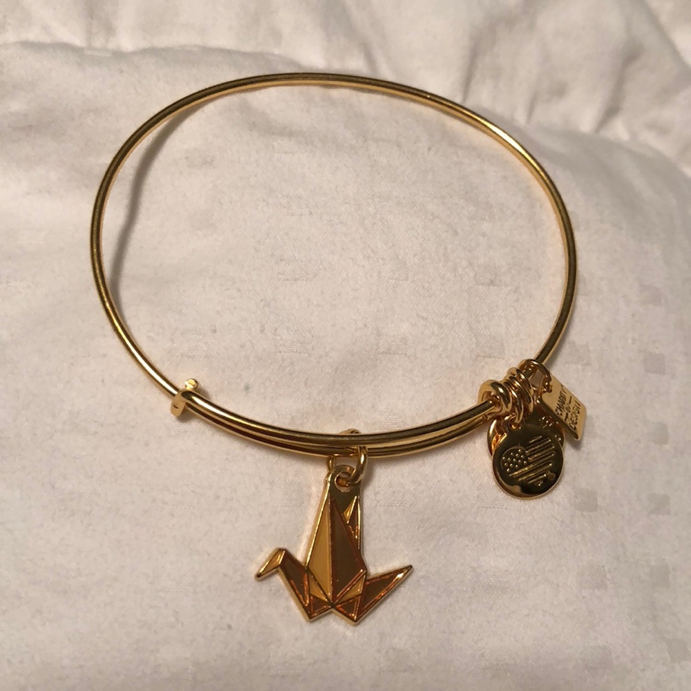 Alex and Ani - Paper Crane bracelet